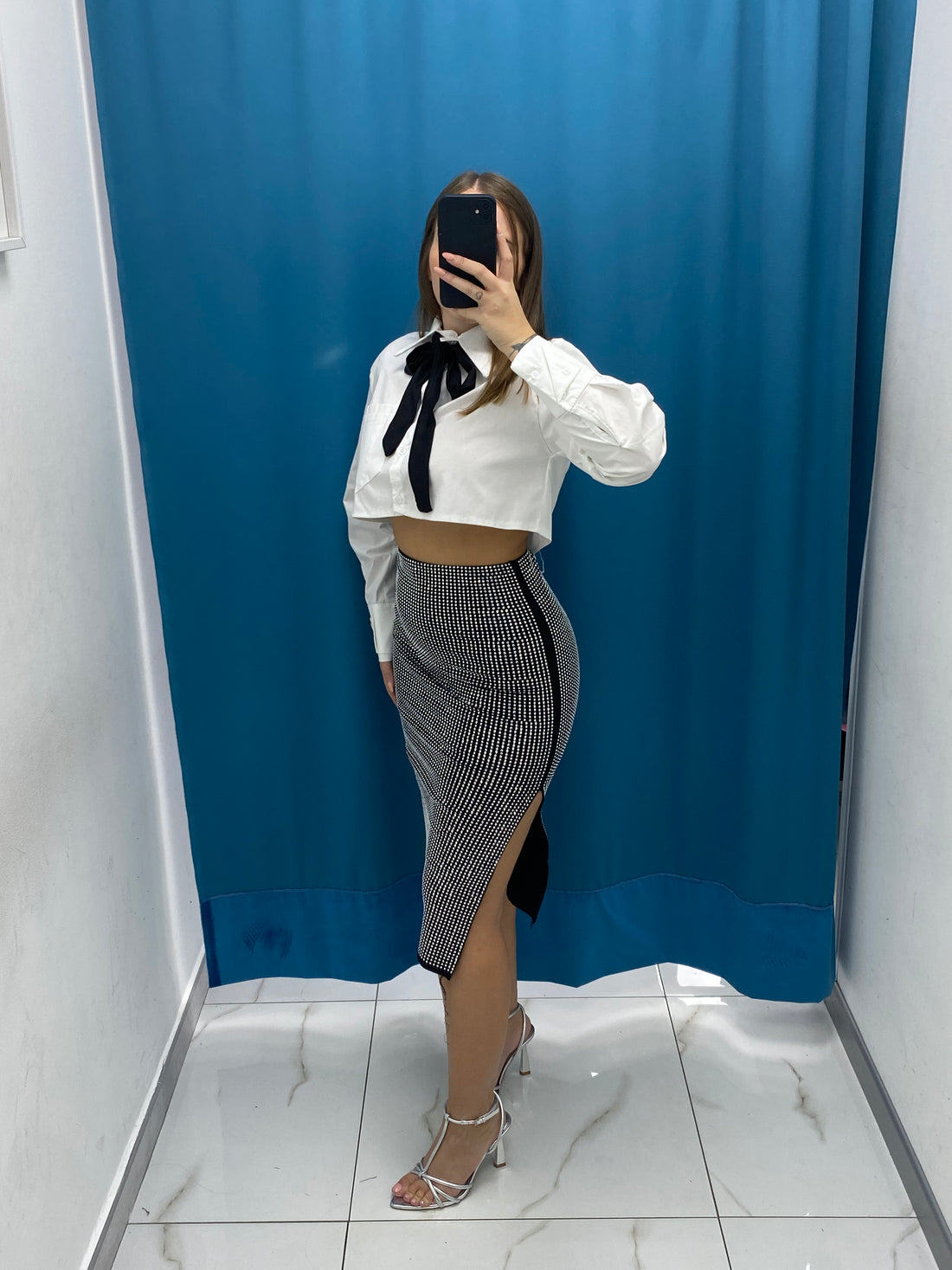 Gonna longuette  brillantini 6586