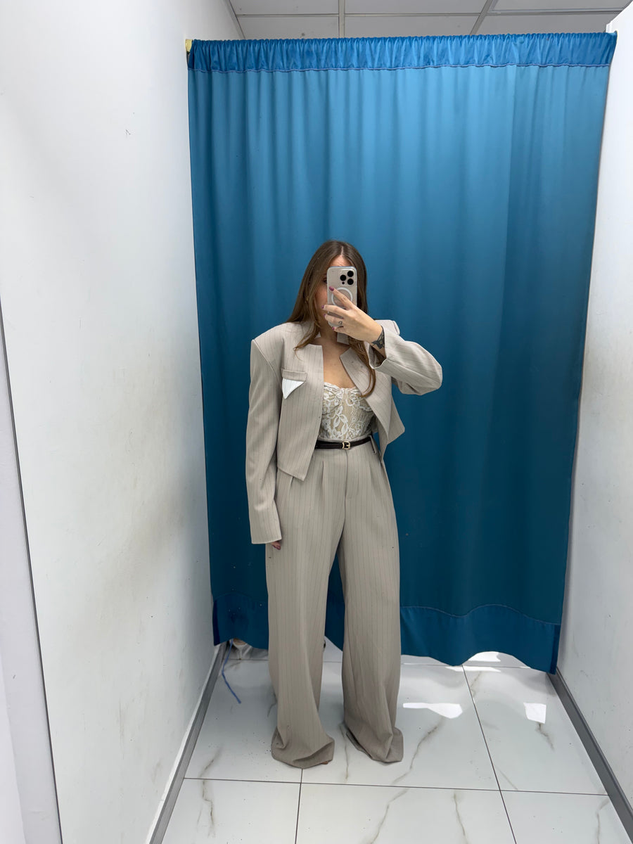 Valentina – Tailleur gessato - 250865