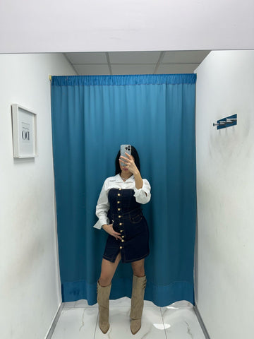 Vestito denim 7543