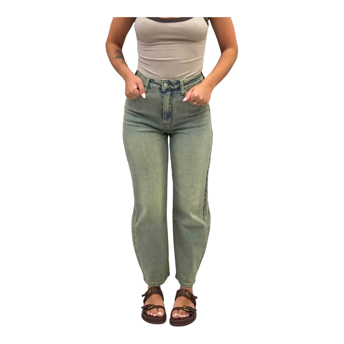 jeans "Olive Barrel"-756