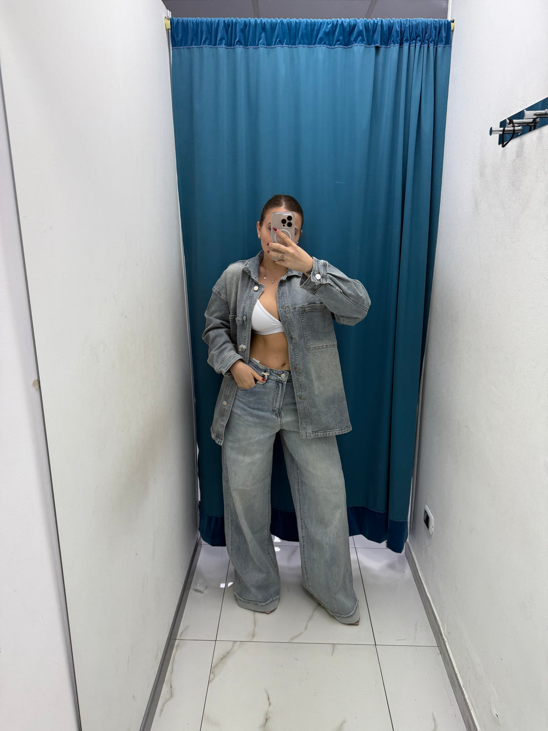 Coordinato in denim 3000/11131