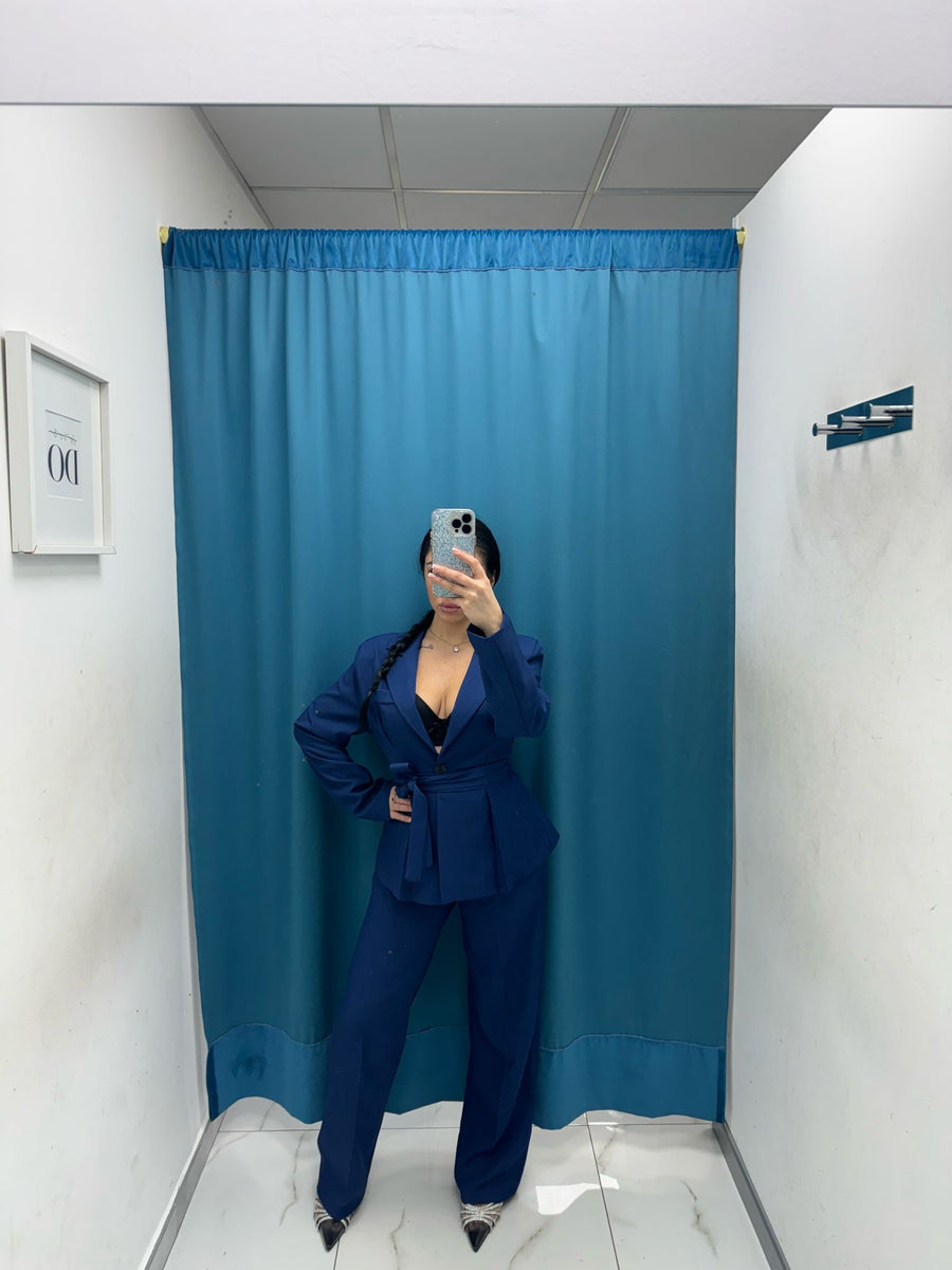 Tailleur con cintura 13158