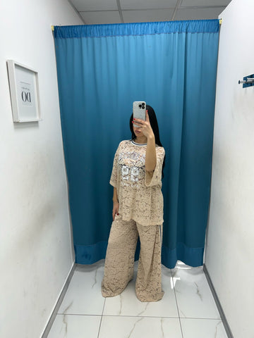 Pantalone palazzo pizzo Lumina 2448
