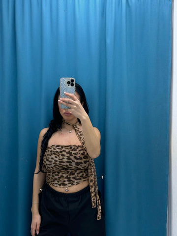 Top a fascia maculato 33301