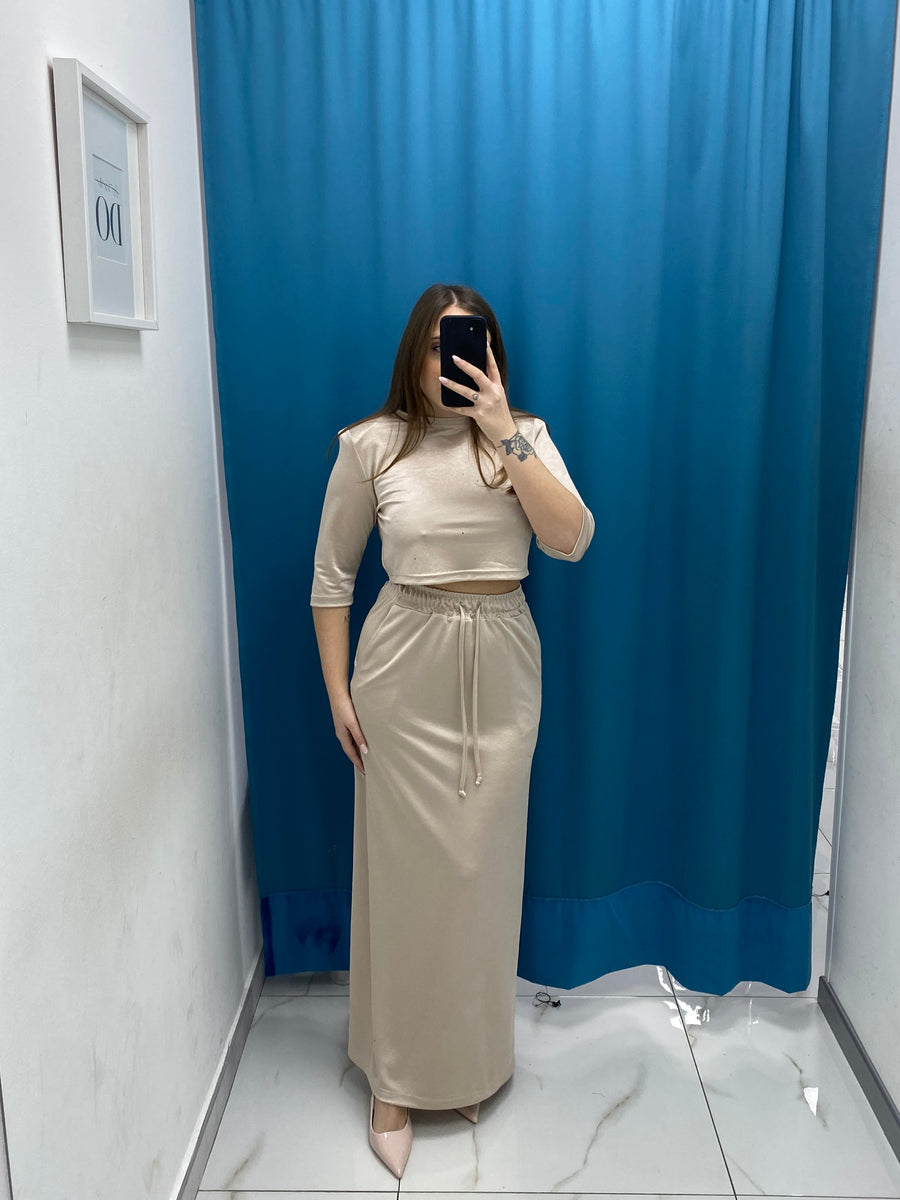 Coordinato maglia e gonna