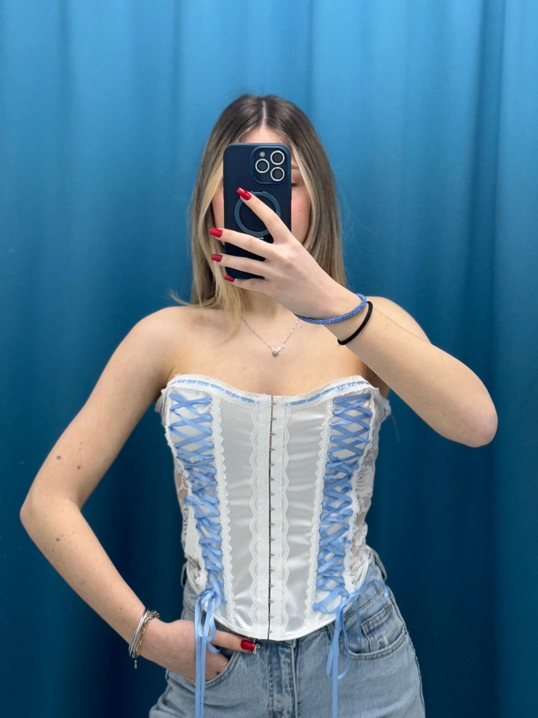 Corsetto"Sky Ribbon”-1393