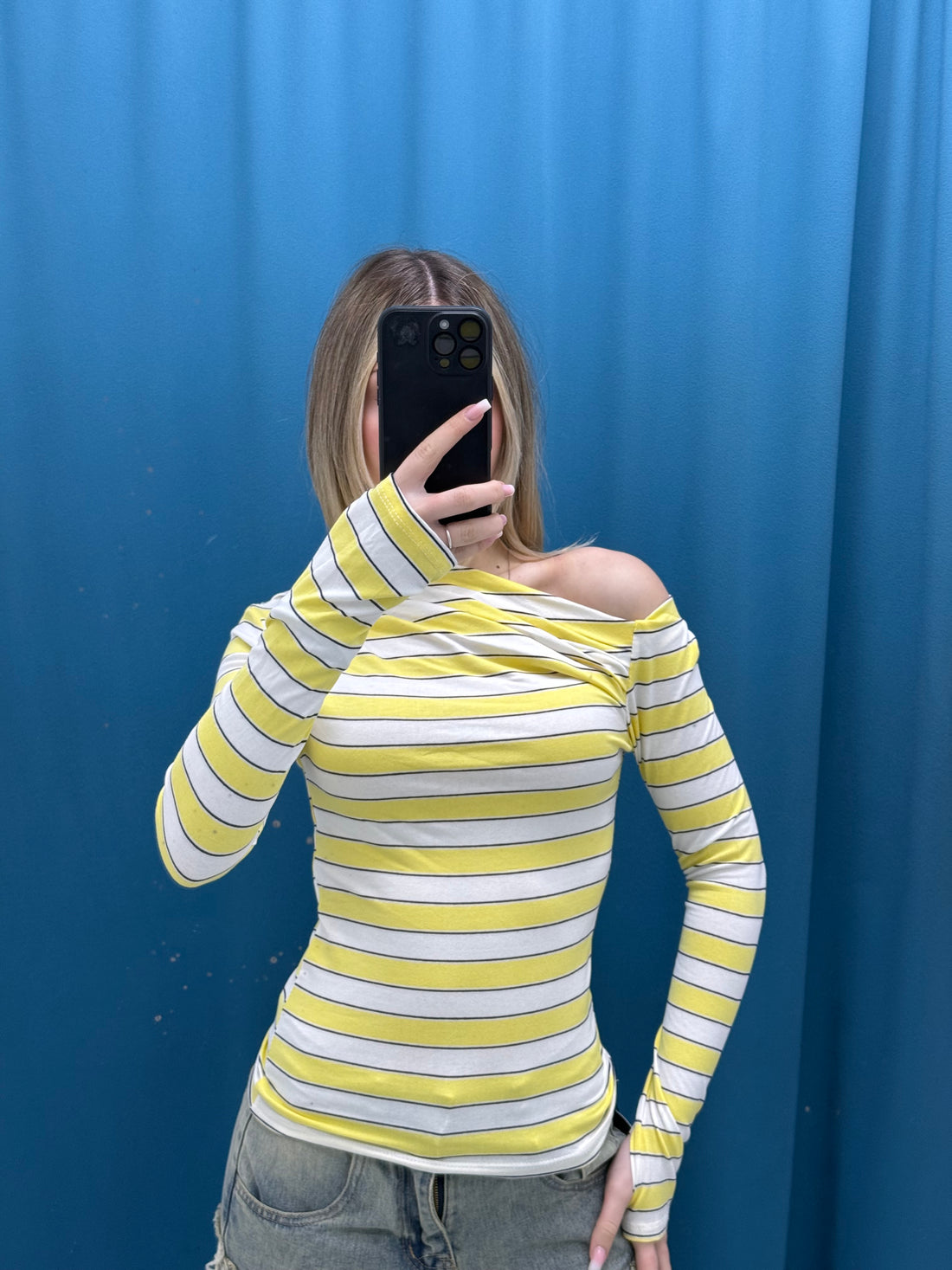 Maglia laser a righe 60068