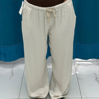 Pantalone palazzo satin 24205