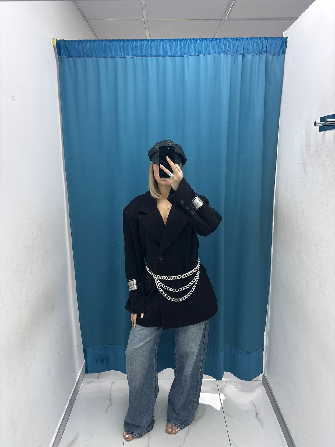 Blazer Noir Oversize - 583