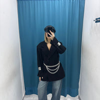 Blazer Noir Oversize - 583