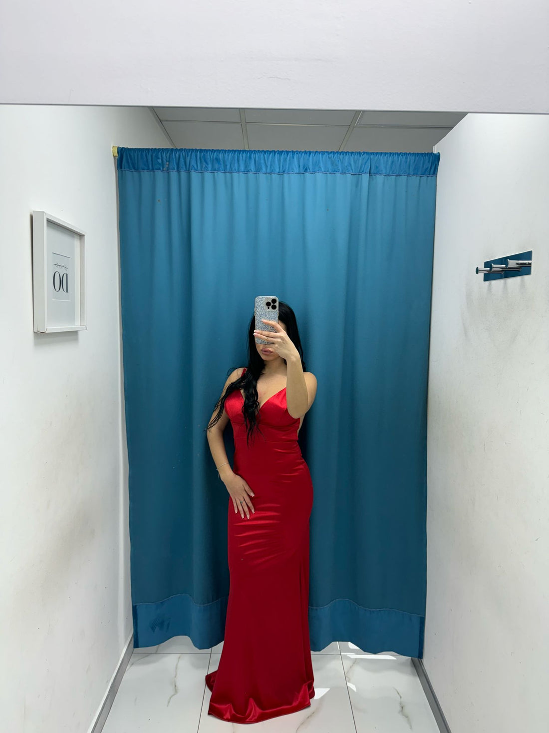 Vestito lungo raso 5266