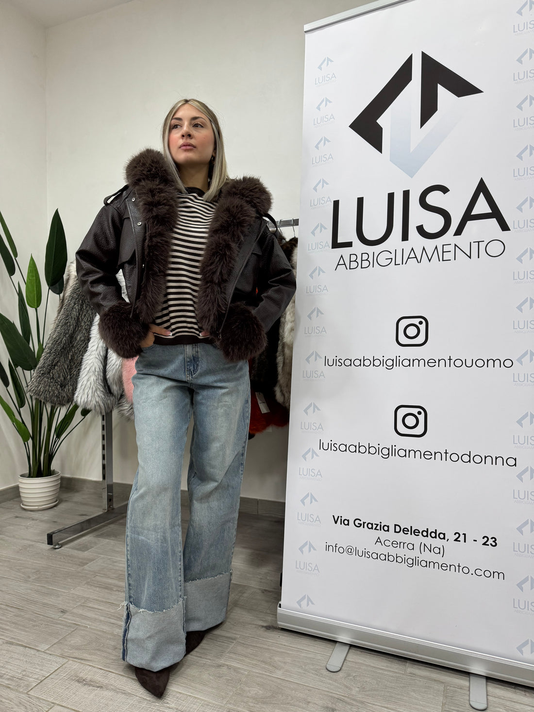 Brown Sugar Fur Jacket - 2475