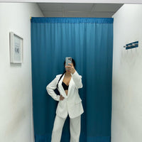 Tailleur giacca e pantalone bianco 85613