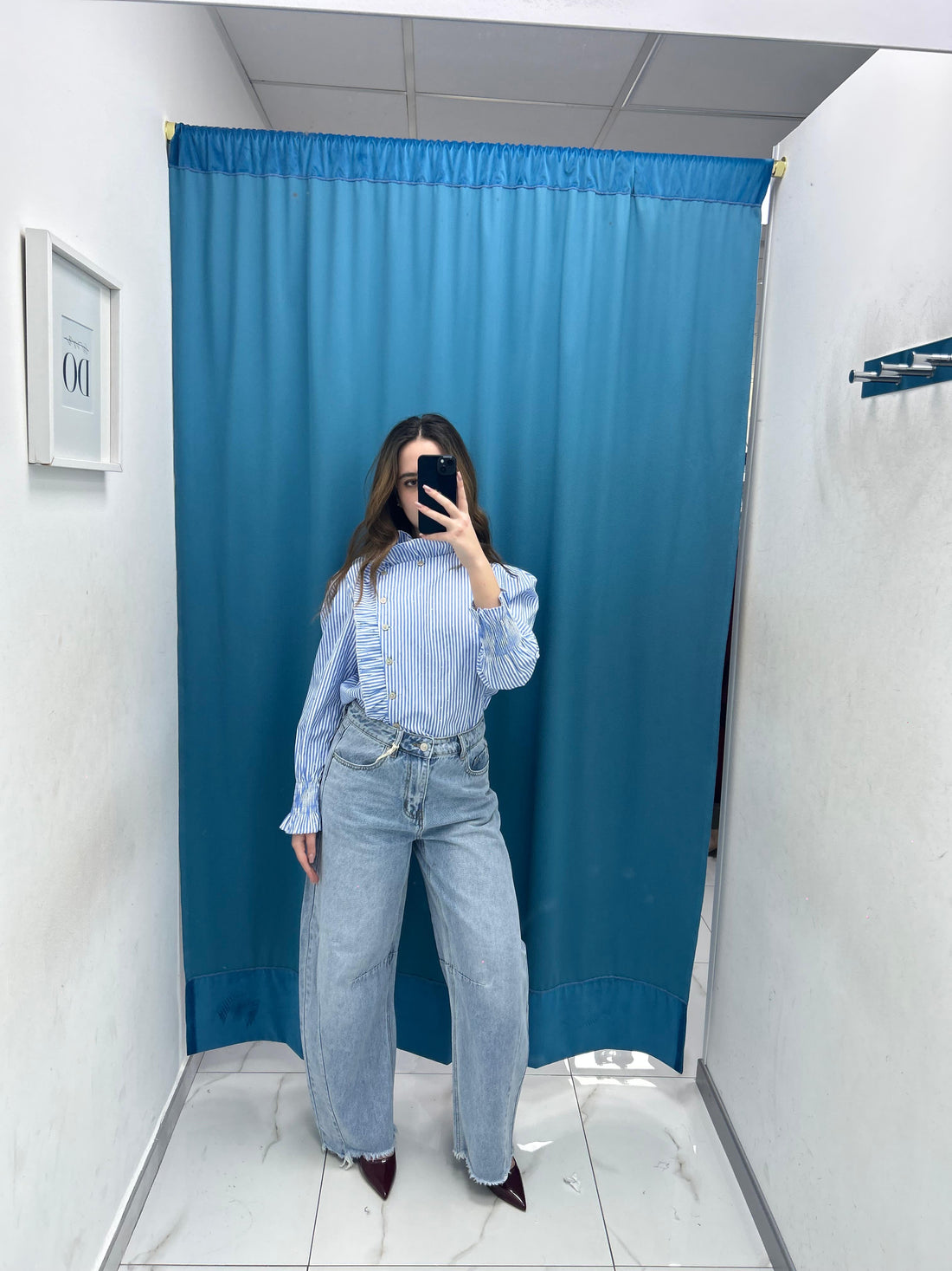 Jeans balloon sfrangiato 11521