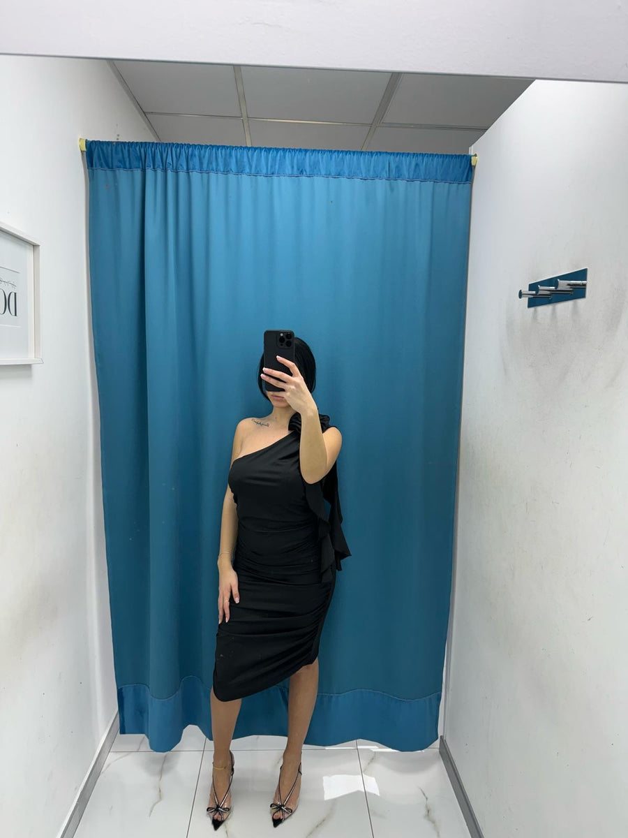 Vestito con fiore 10541