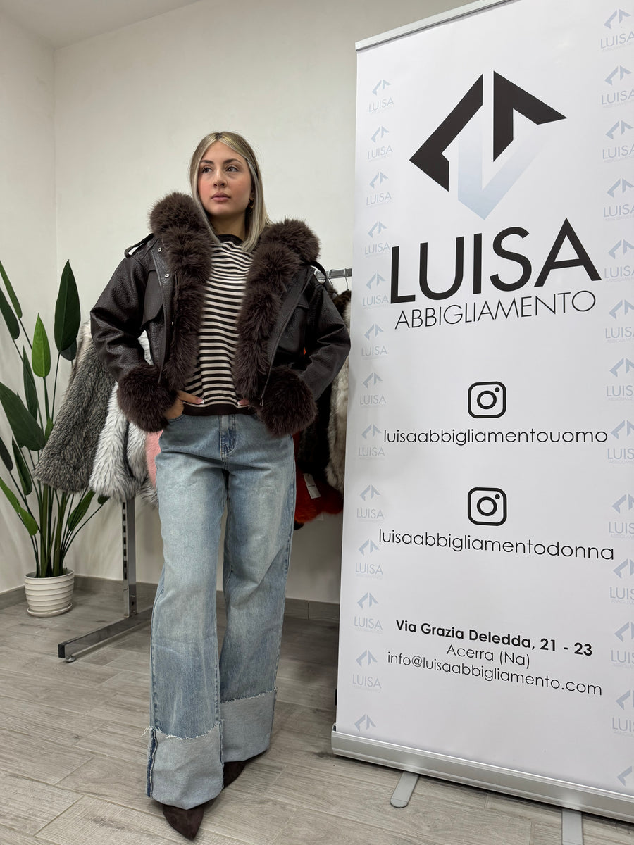 Brown Sugar Fur Jacket - 2475