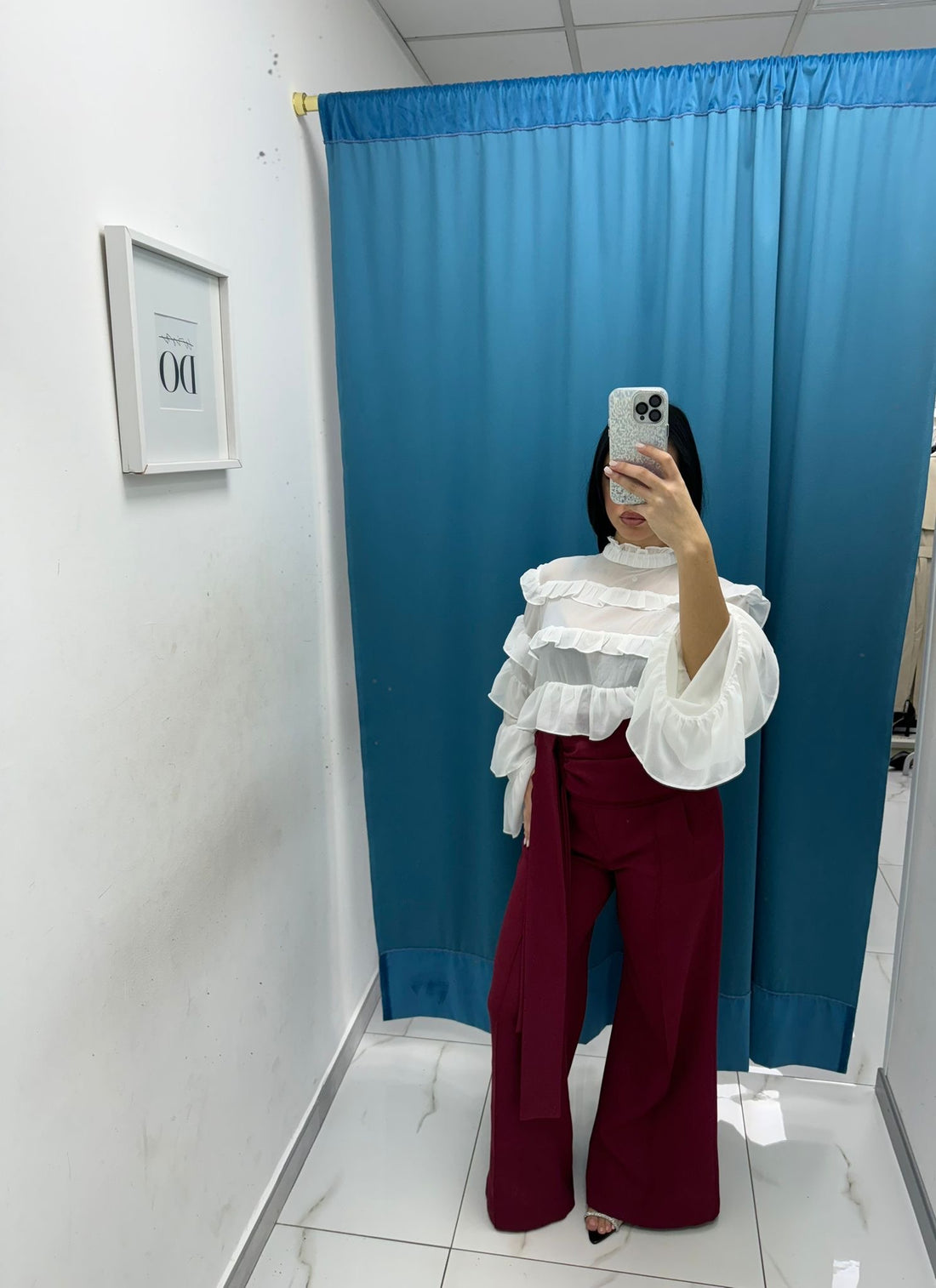 Camicia rouches 9306