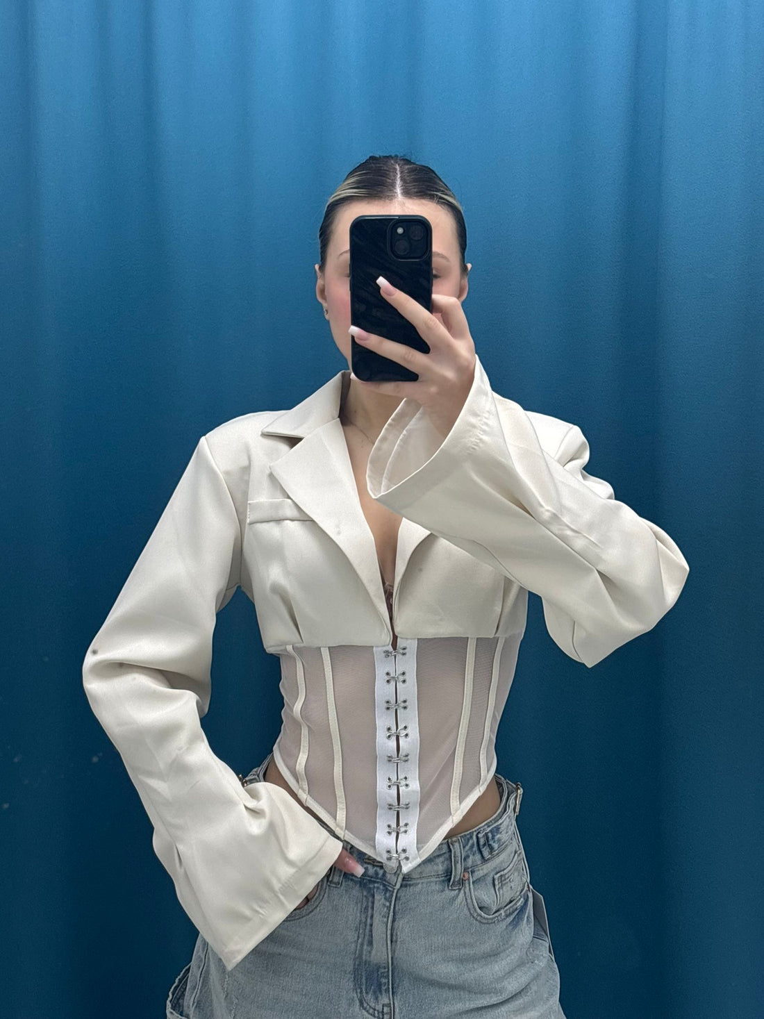 Blazer “Corset Chic”-80047