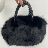 Borsa in eco pelliccia