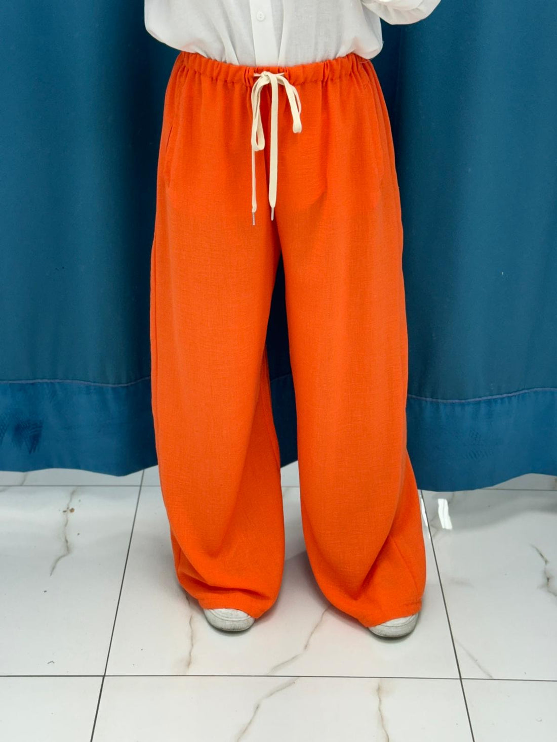 Pantalone in lino -5986