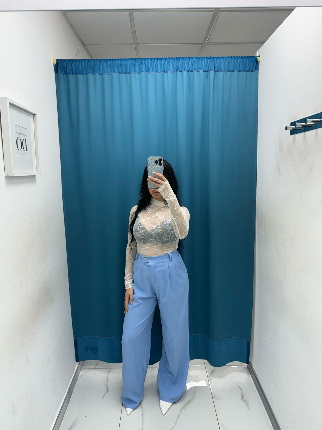 Pantalone wide leg 15592