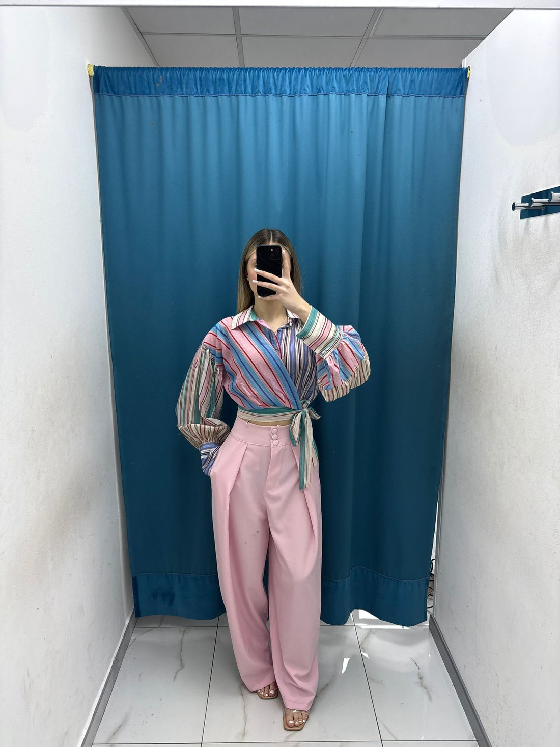 Camicia"Candy Stripes 🍬✨”-4905
