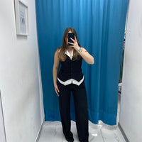 Tailleur gilet e pantalone 87137