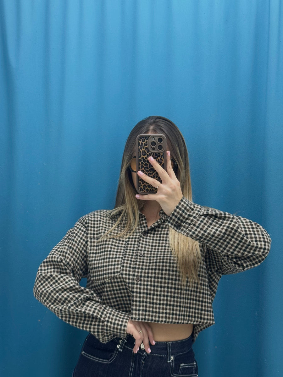 Camicetta “Brown Fields” - 25735