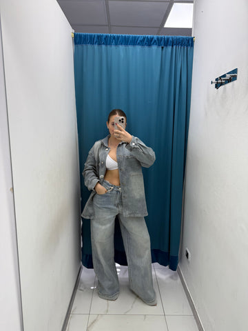Coordinato in denim 3000/11131