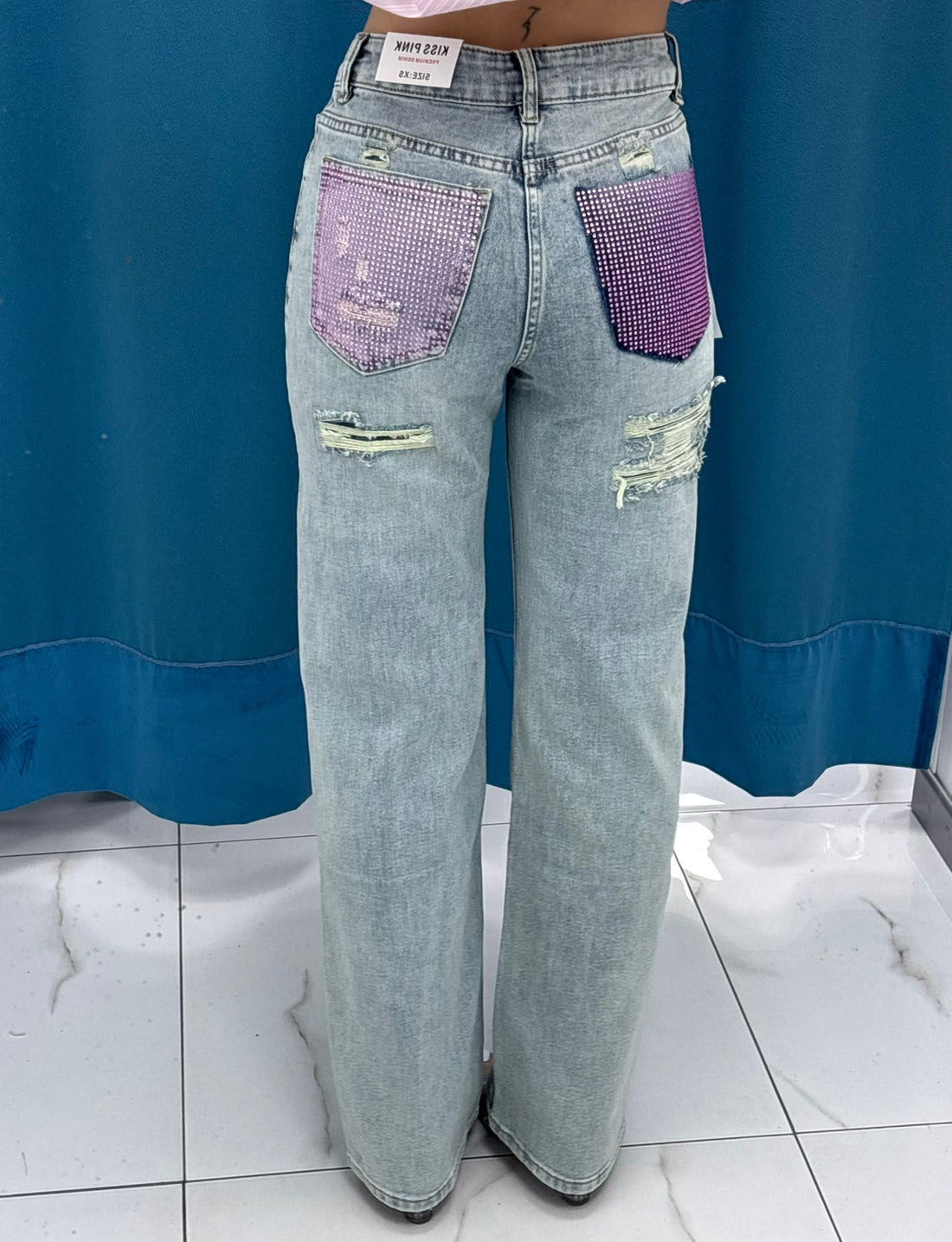 Jeans- “Glow Pocket”-22161