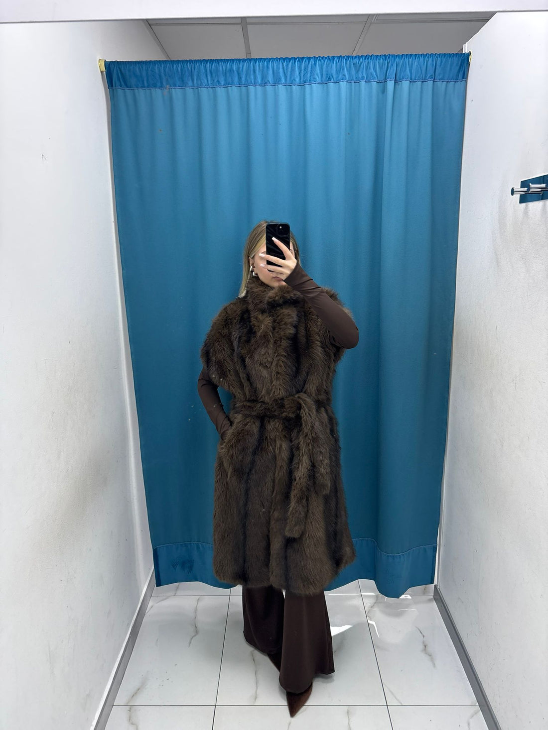 Cocoa Wrap Fur - 03224