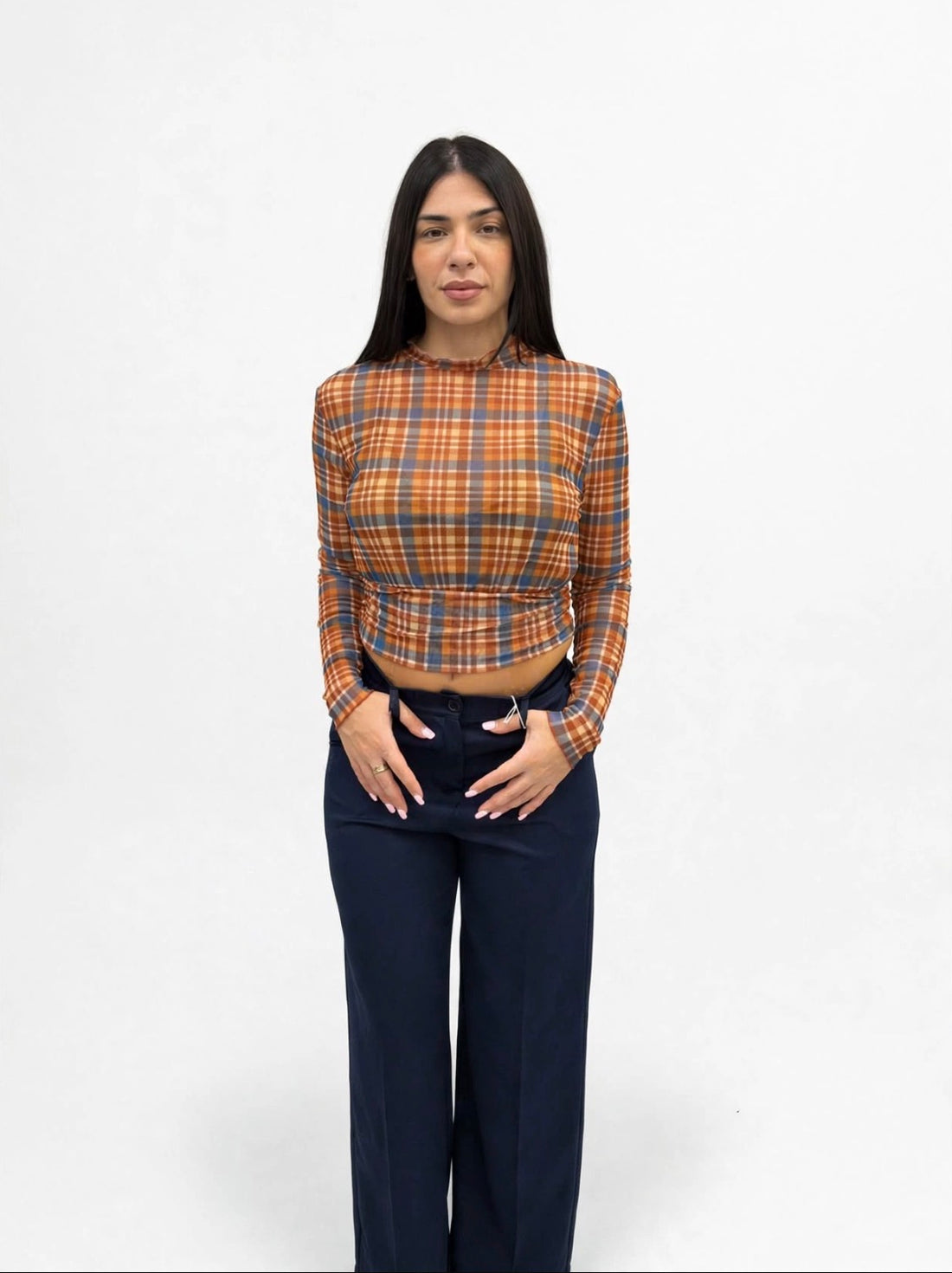 Pantalone wide leg-11938