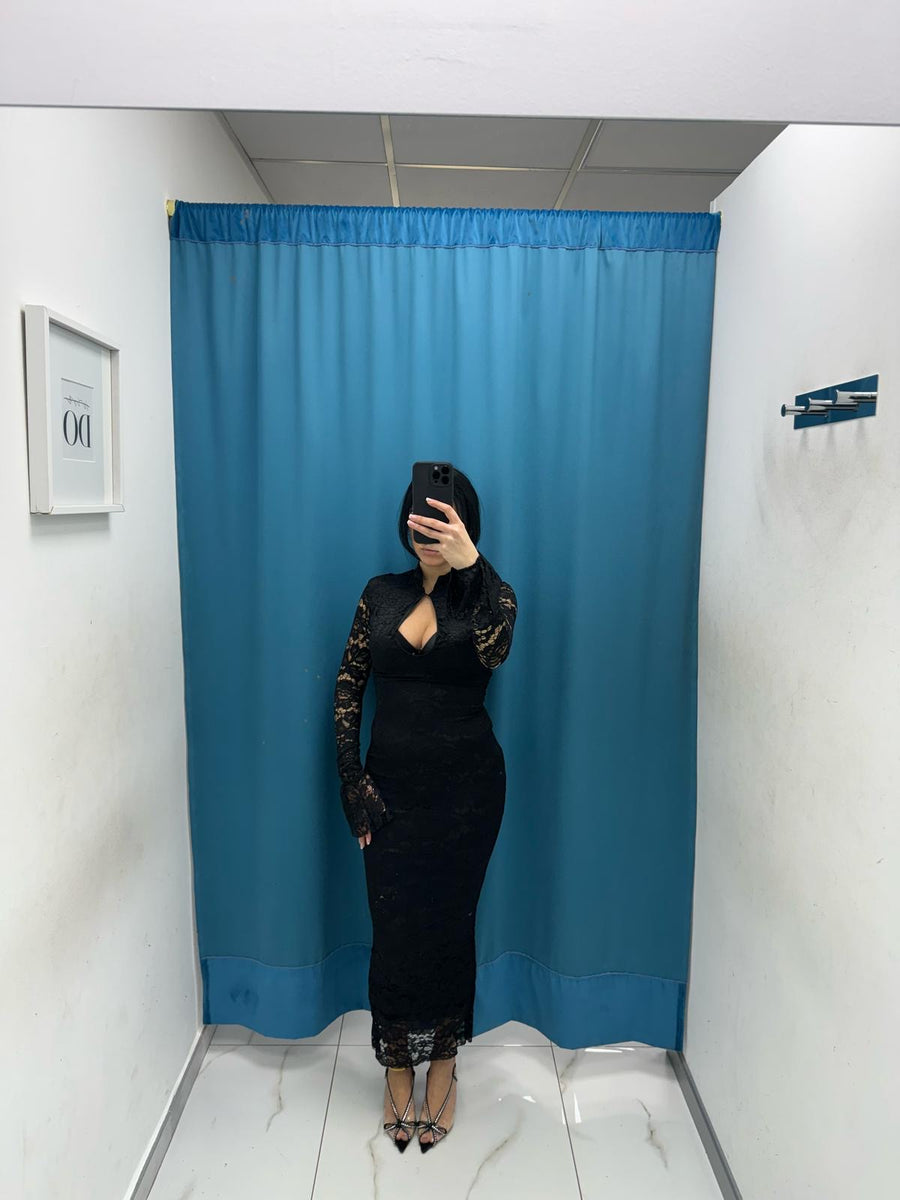 Vestito lungo in pizzo 1431