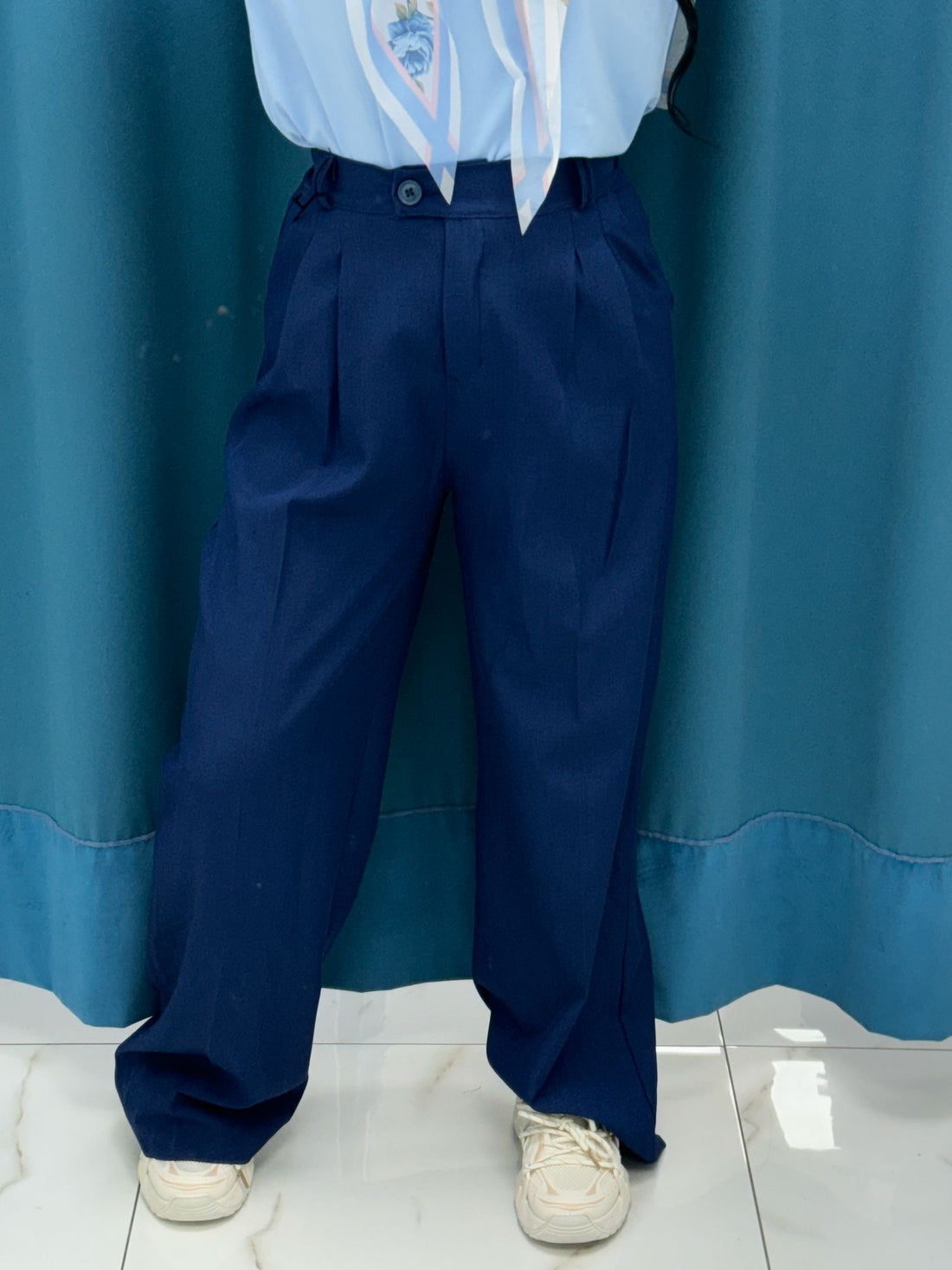 Pantalone wide leg 15592