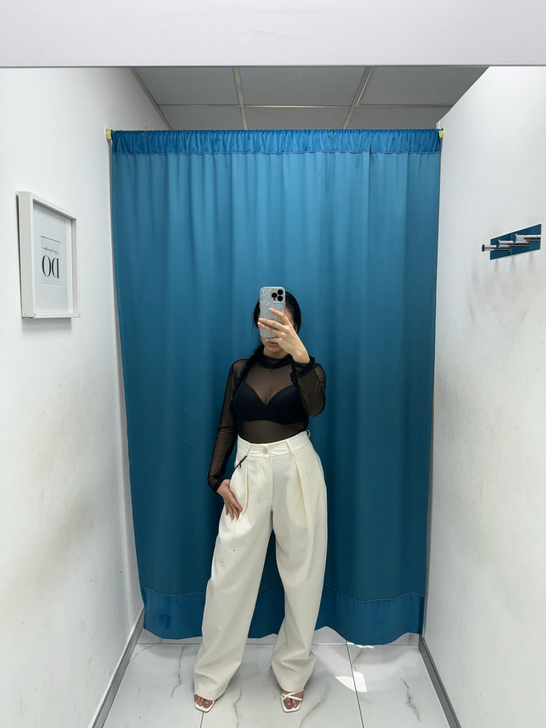 Pantalone slouchy panna Lumina 2220