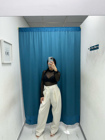Pantalone slouchy panna Lumina 2220