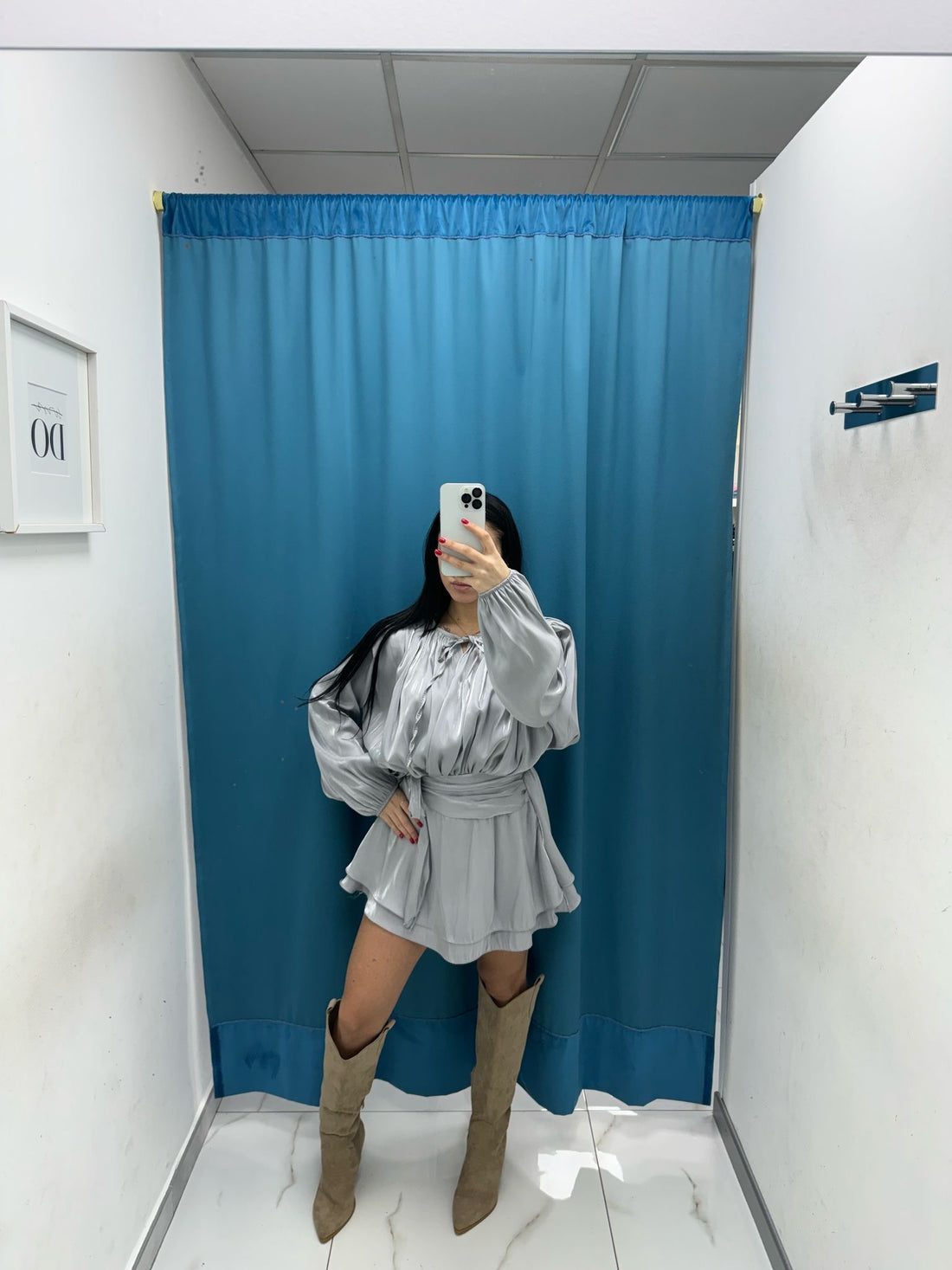 Vestito con balze 26501