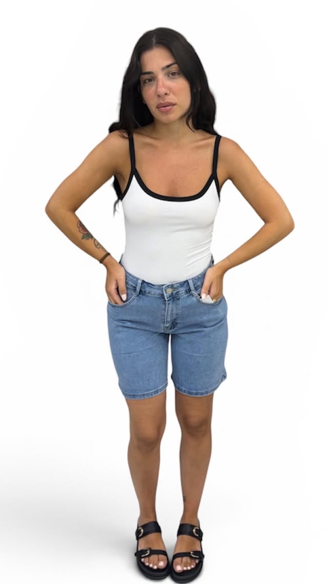 Bermuda Denim Comfort Fit-6515
