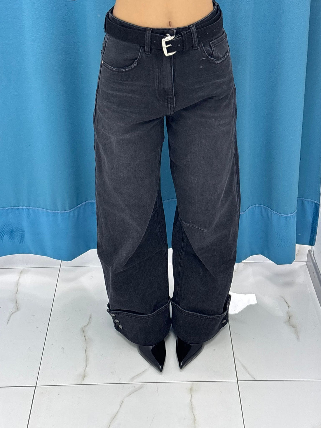 Jeans""Rivolté Nero"-5121