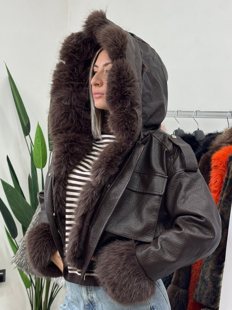 Brown Sugar Fur Jacket - 2475