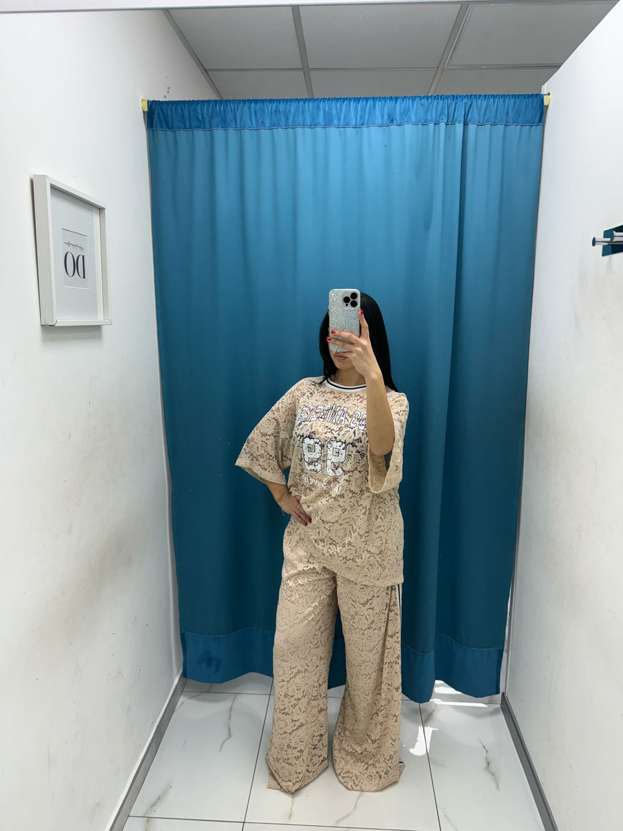 Pantalone palazzo pizzo Lumina 2448