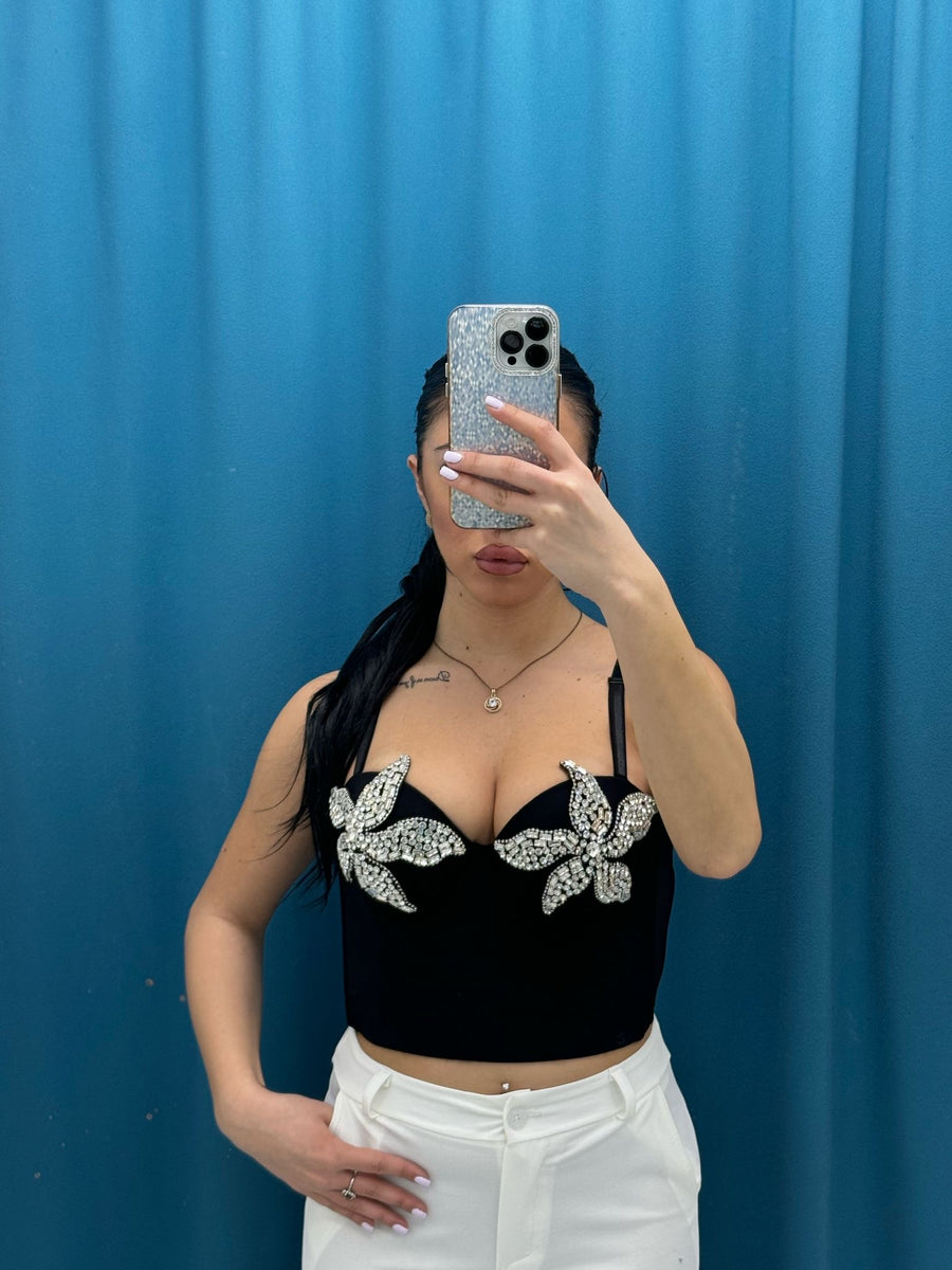 Corsetto con strass 0103