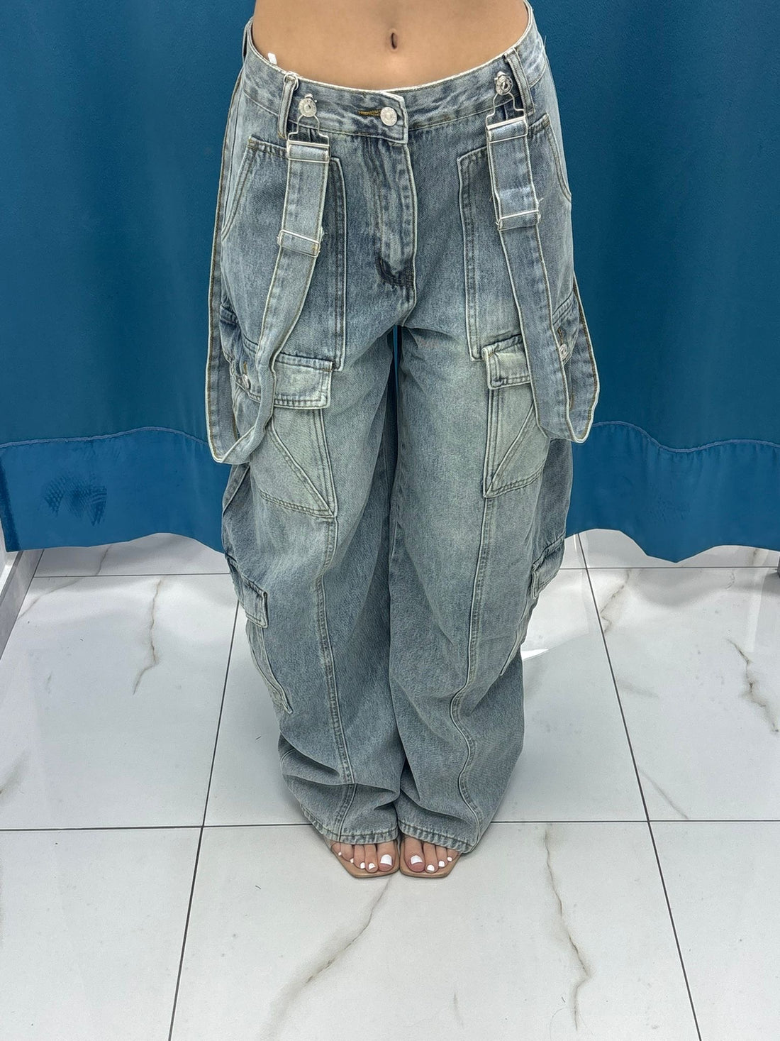 Jeans"Skyfall Cargo Denim"-2048