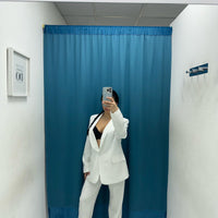 Tailleur giacca e pantalone bianco 85613