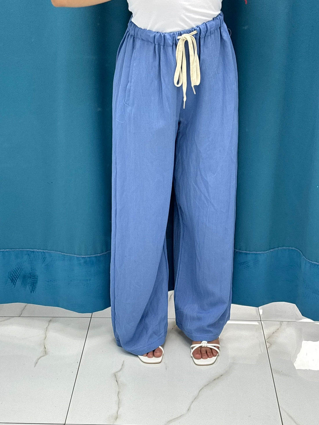 Pantalone in lino -5986