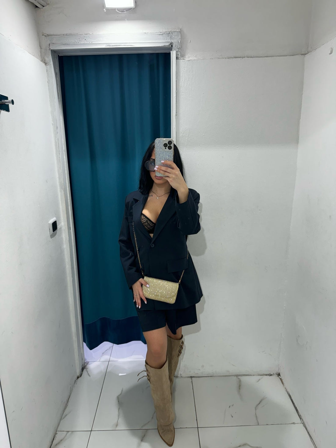 Coordinato giacca e shorts 2535