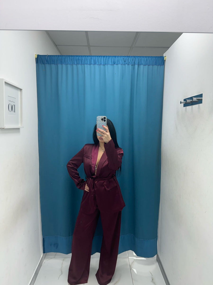 Tailleur satin 86025