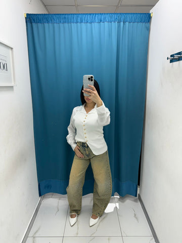 Jeans balloon sabbiato 3510