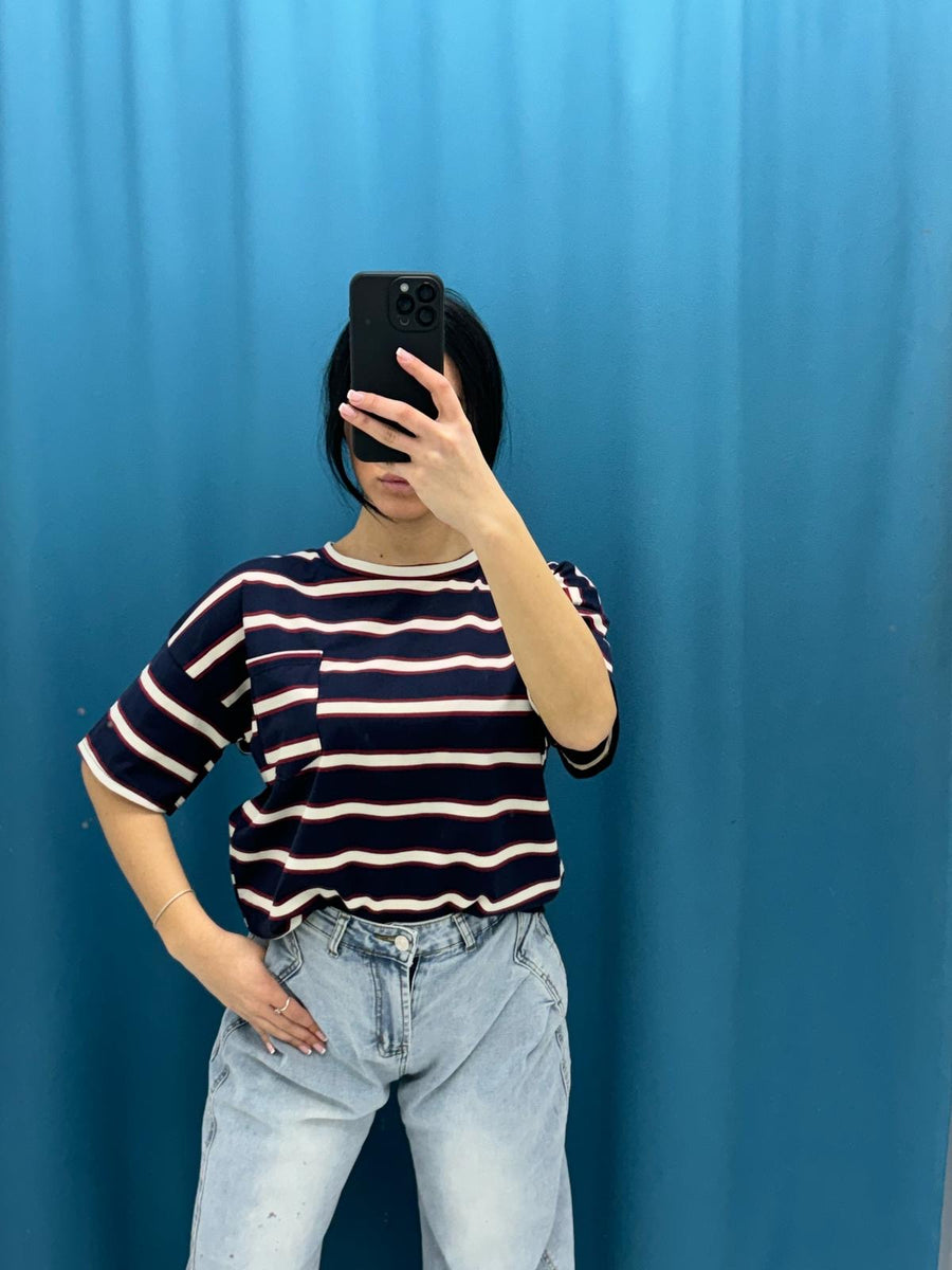 T-shirt a righe 2536