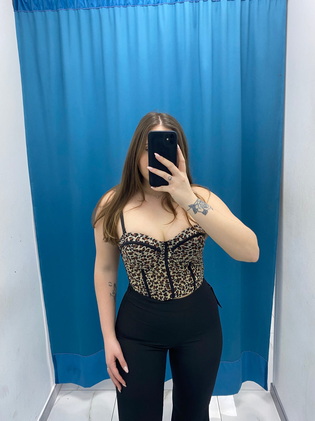 Top leopardato 6612